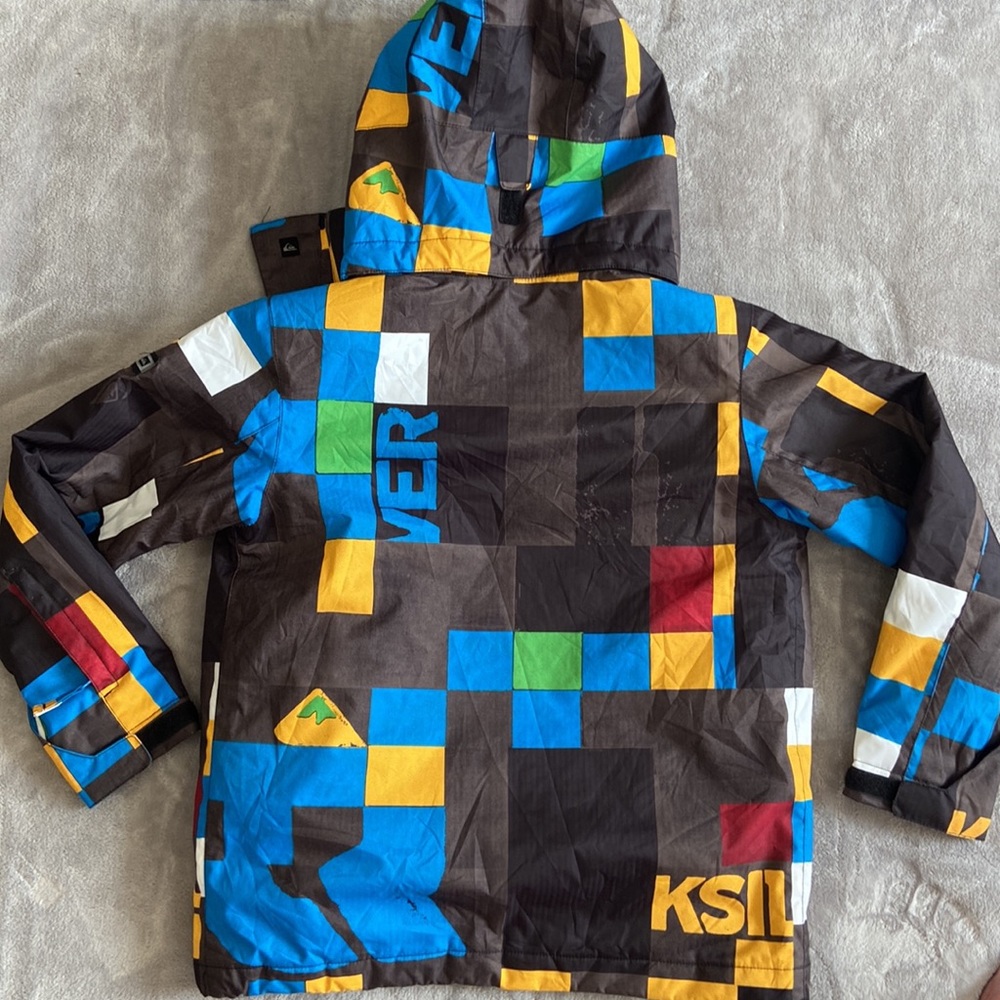 Quicksilver youth size 12 snowboarding winter jacket - Picture 9 of 12